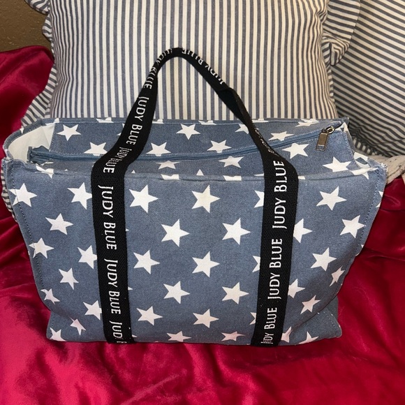 Judy Blue Blue Star Print Bag - Picture 3 of 14
